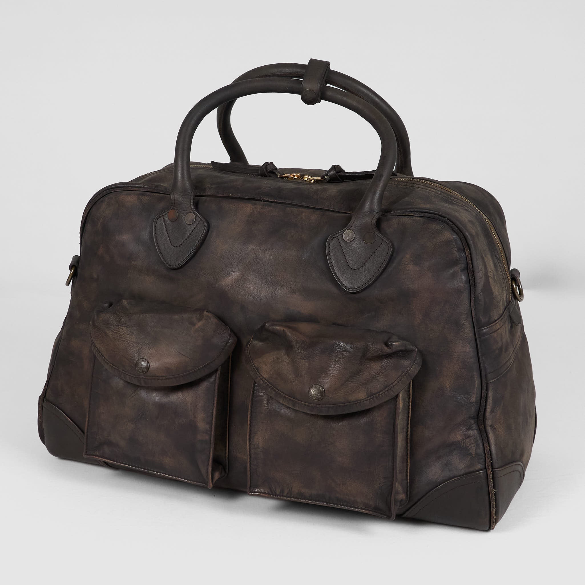 Burlington Duffle Large Black over Brown