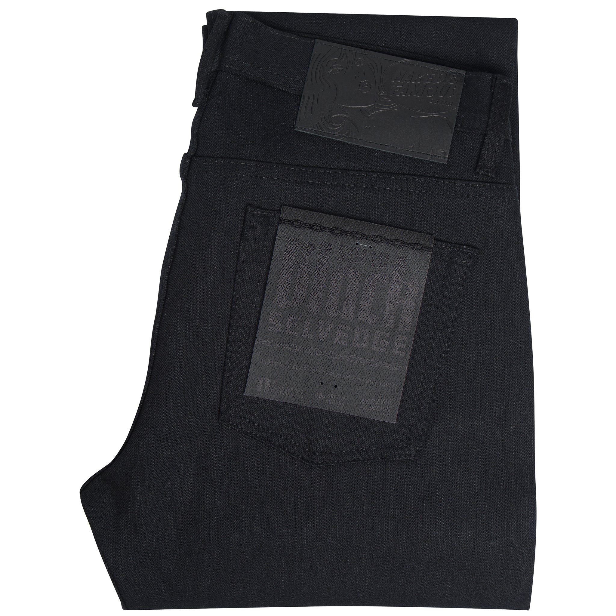 WeirdGuy Solid Black Selvedge Black