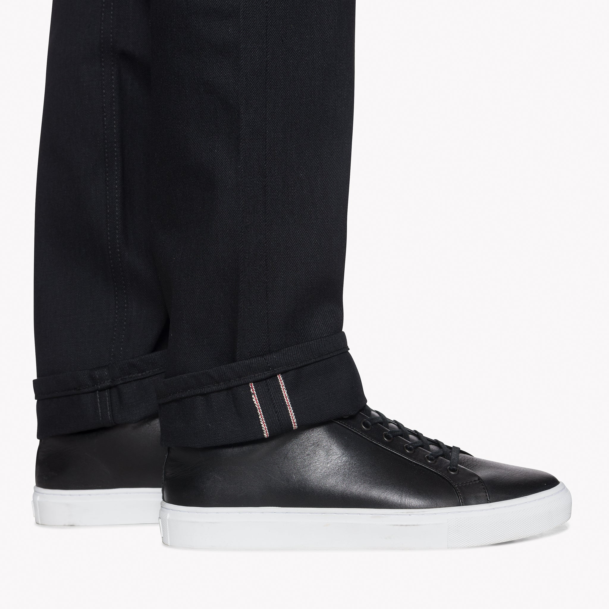 WeirdGuy Solid Black Selvedge Black