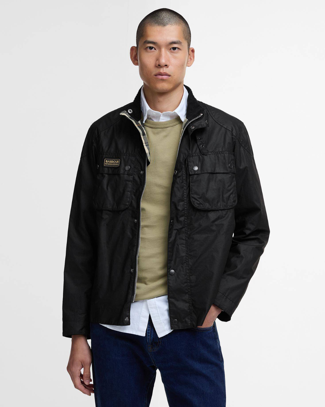 Merton Wax Jacket - Black