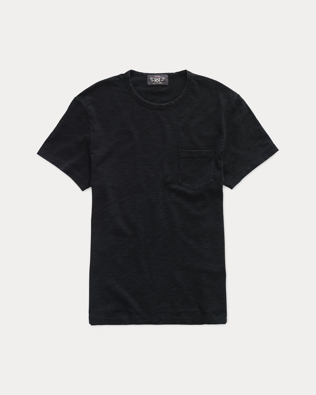 Jersey-T-Shirt mit Tasche Black Indigo