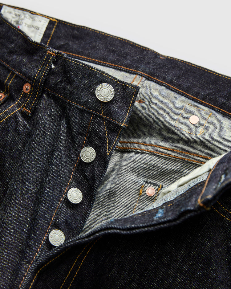 SD-102CBW Straight Cinch-Back Jeans, unsanforized, one wash