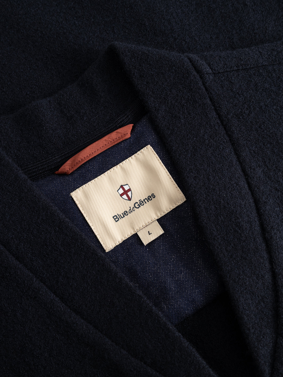 BGmudock Wool Waistcoat Dark Navy