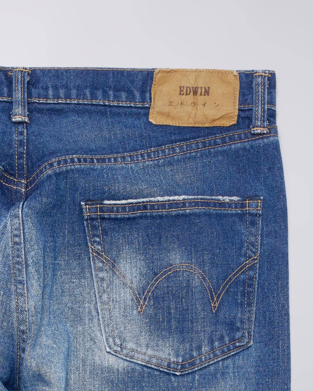 Slim Tapered Jeans - Blue Mid Dark Used