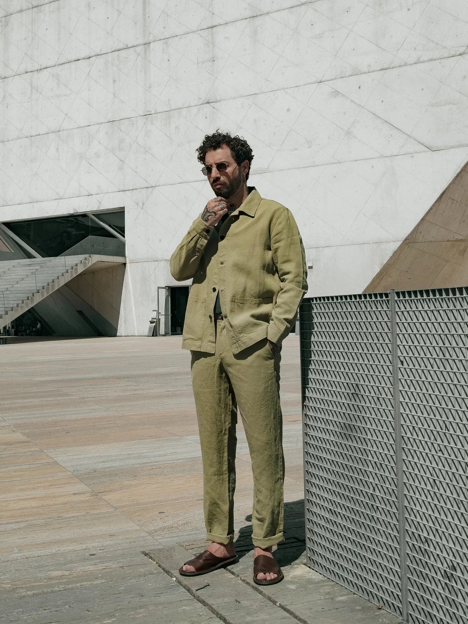 Trousers Abaca - Olive