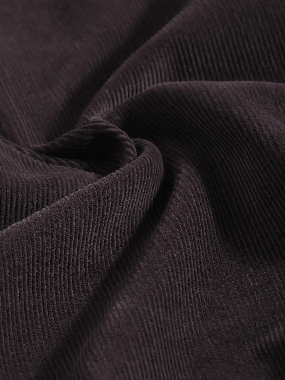 Cord Shirt Via Aubergine