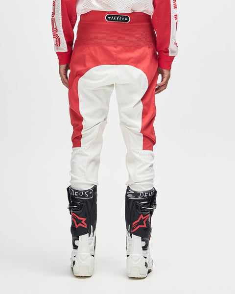 Deus Ex Machina MX Pant - Red/White