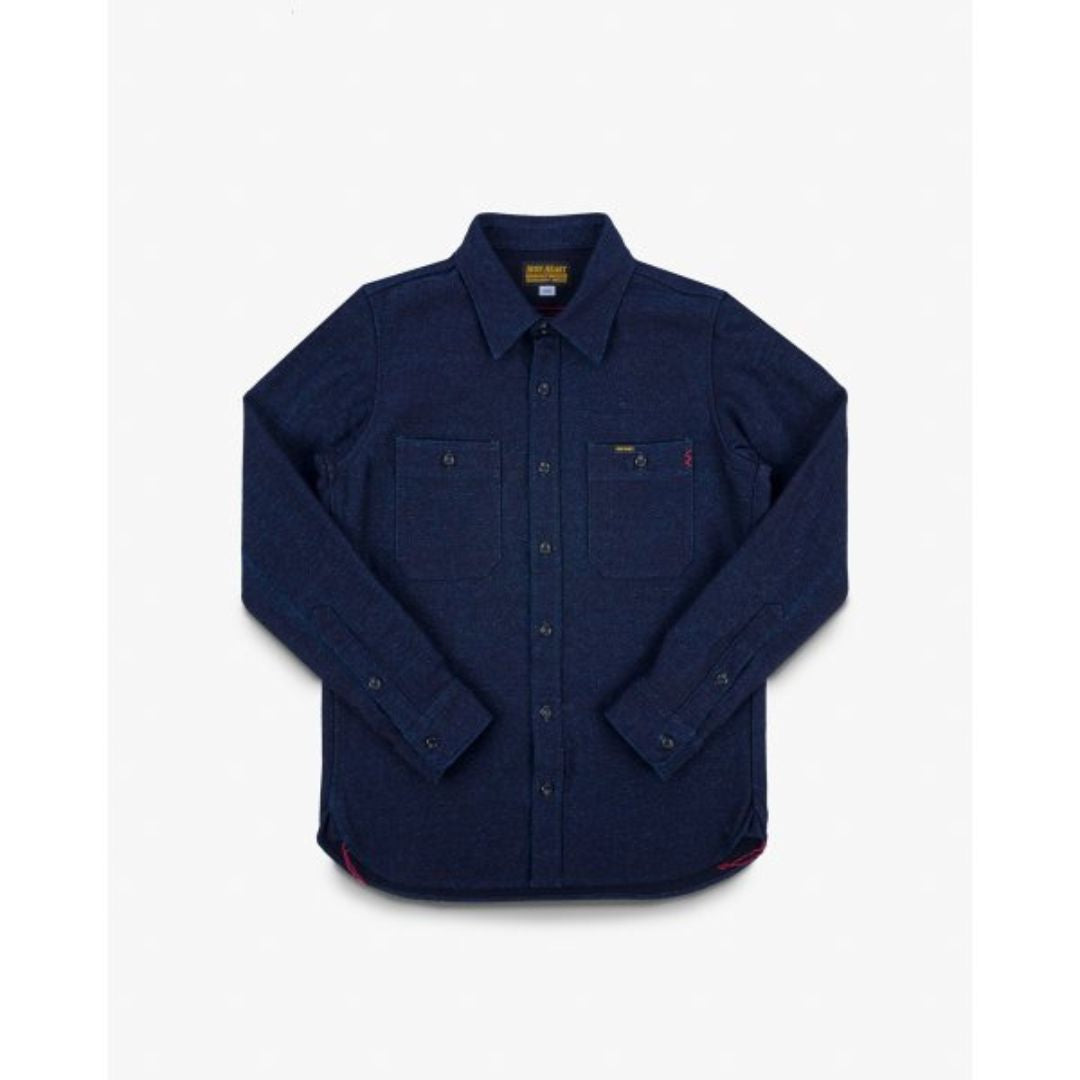 IHSH-397 21oz Sashiko - Worker Shirt - Indigo