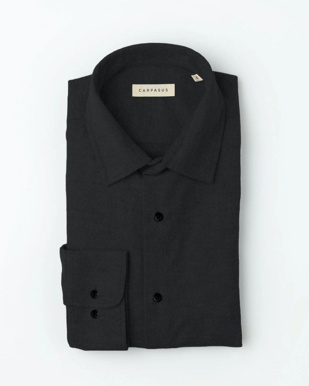 Flanellhemd Castanio Schwarz