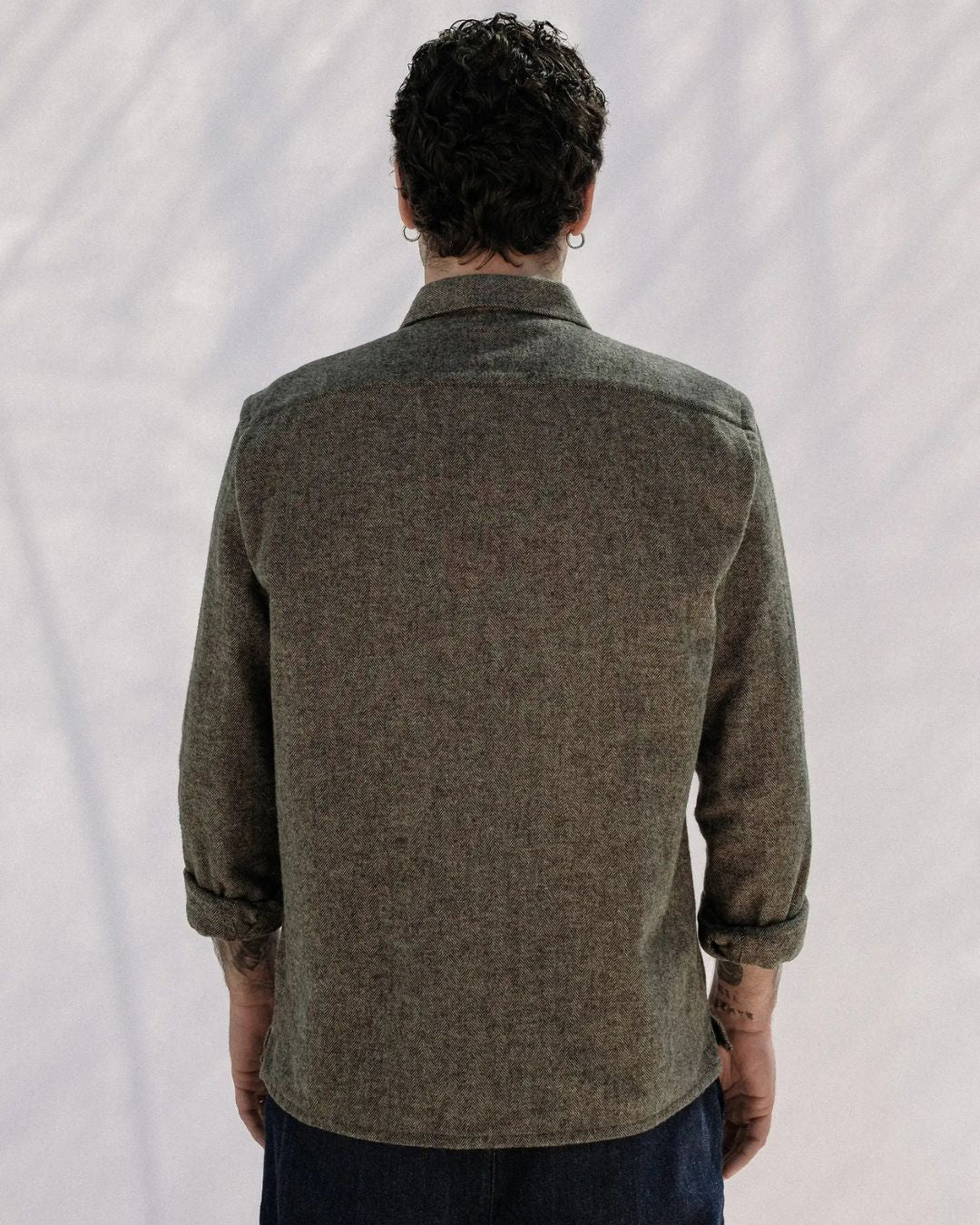 Flanellhemd Neve Olive