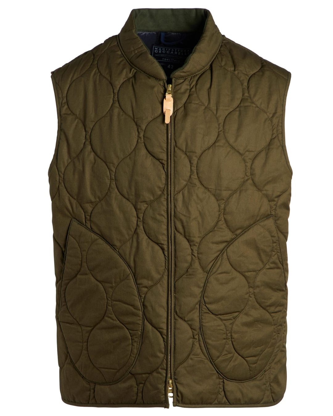 Quilted Vest - Olive