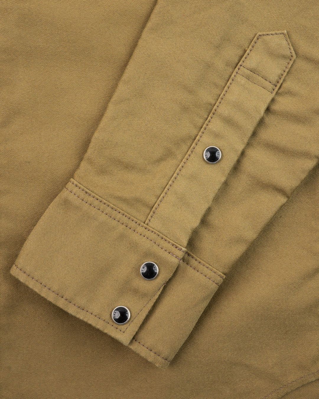 12oz Military Moleskin Western Shirt - Khaki