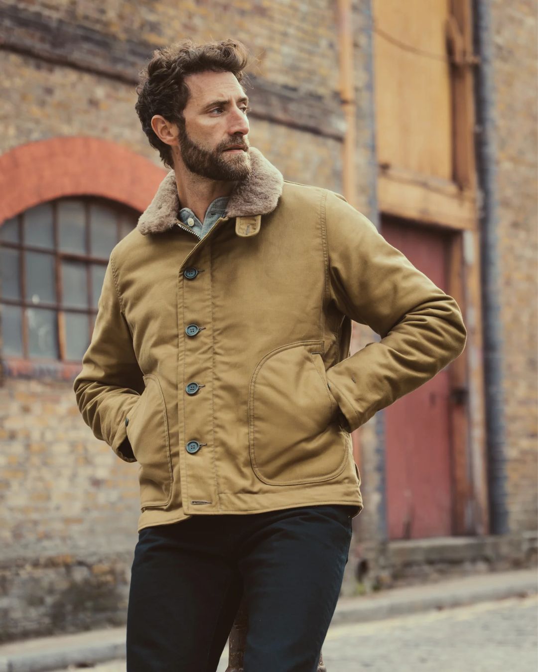 Whipcord N1 Deck Jacket - Khaki