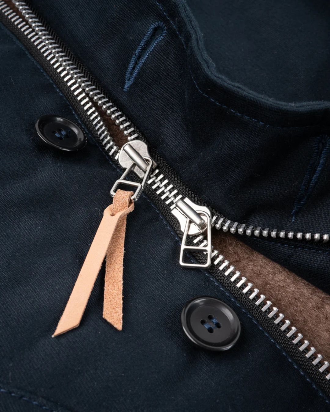 Whipcord N1 Deck Jacket - Navy - IHM-35-NAVY