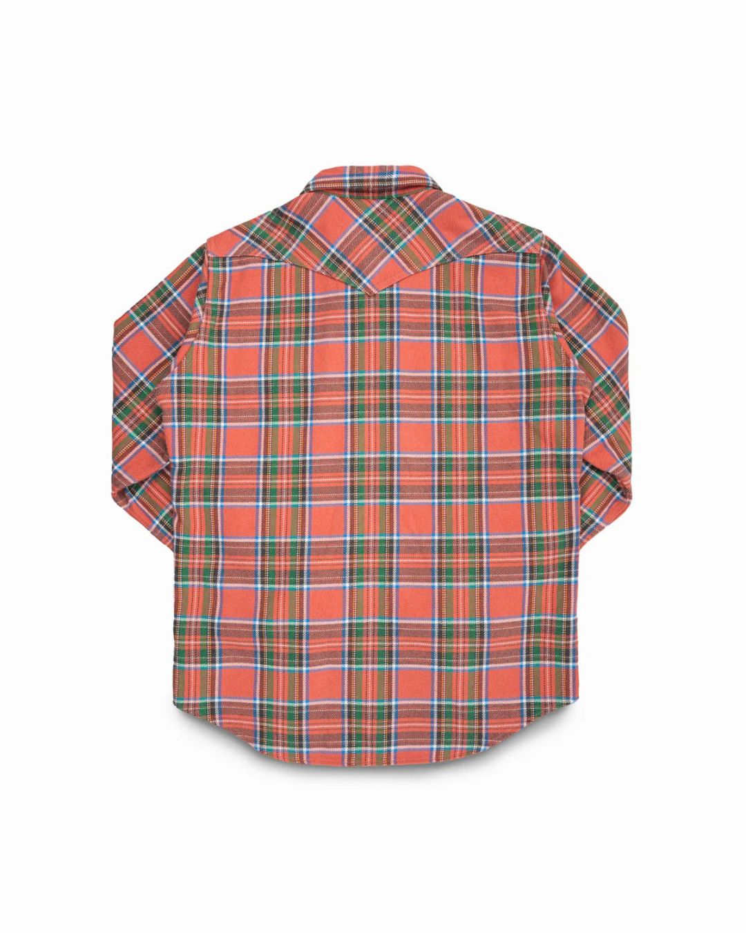 Ultra Heavy Flannel American Check Western Shirt - Red "The Watermelon Man" - IHSH-436-RED