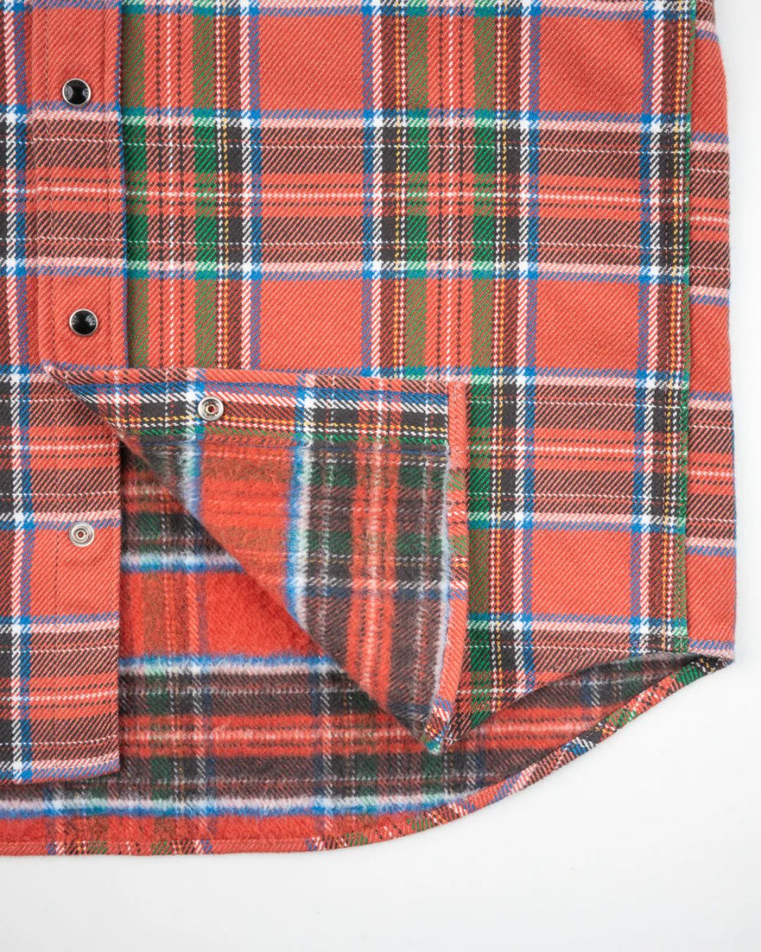 Ultra Heavy Flannel American Check Western Shirt - Red "The Watermelon Man" - IHSH-436-RED