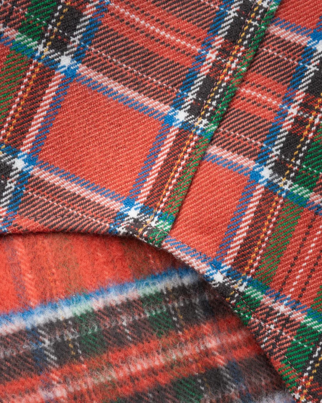 Ultra Heavy Flannel American Check Western Shirt - Red "The Watermelon Man" - IHSH-436-RED