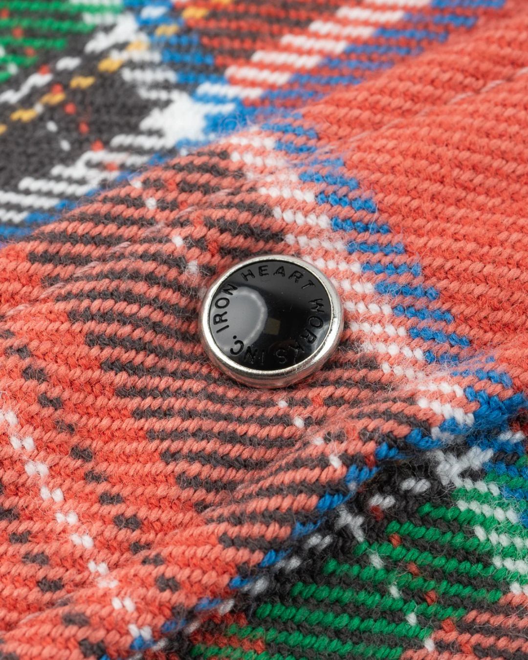 Ultra Heavy Flannel American Check Western Shirt - Red "The Watermelon Man" - IHSH-436-RED