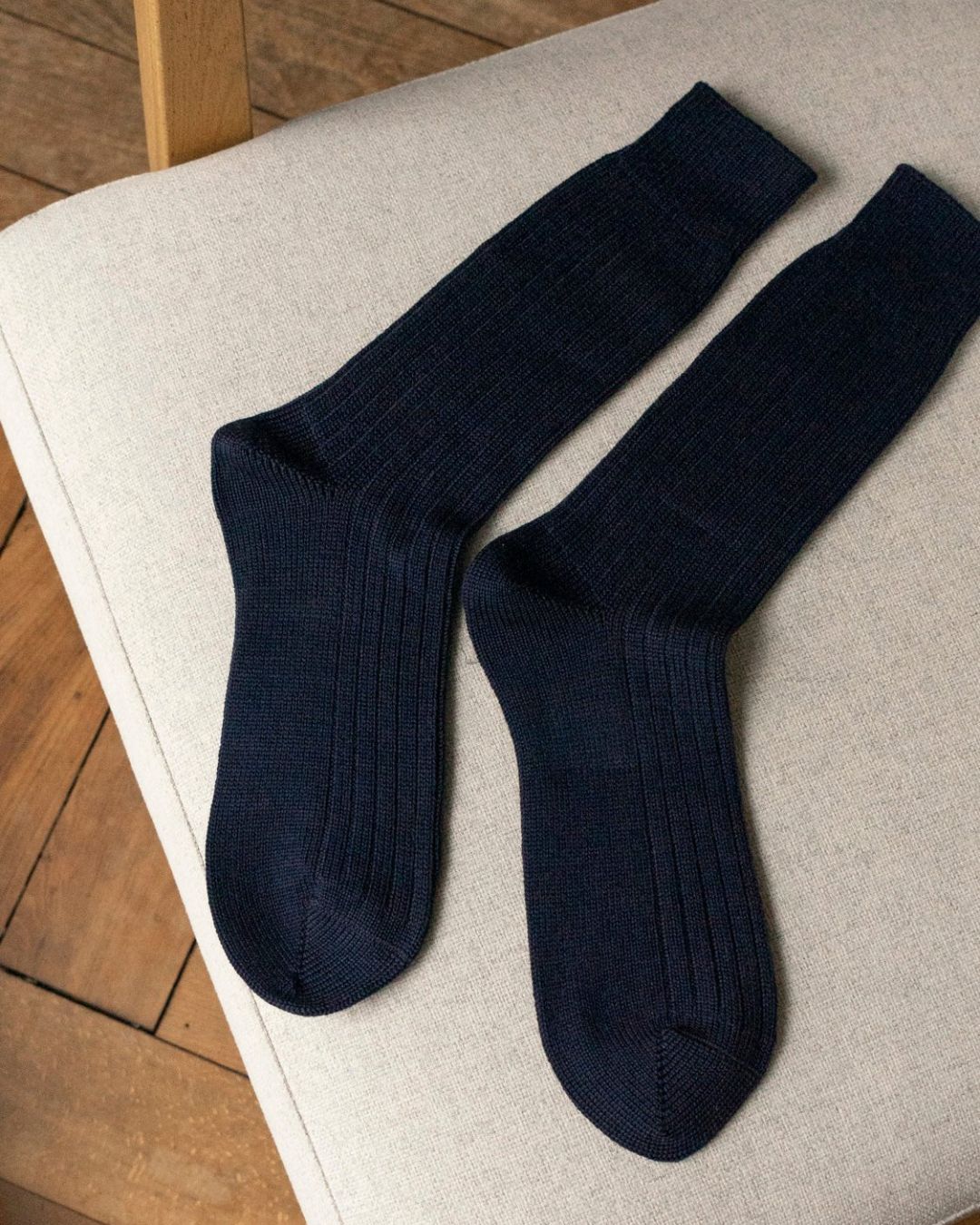 Socken Merinowolle Montanha Navy