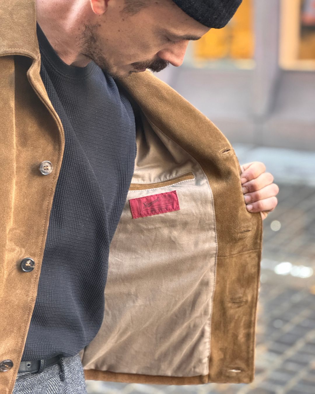 Finn Rough Suede - Tobacco