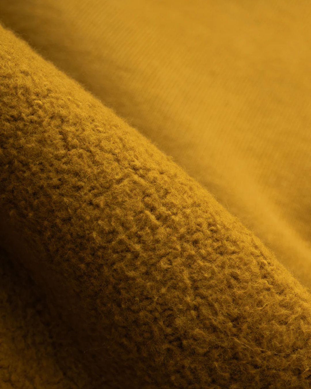 14oz Ultra Heavyweight Loopwheel Cotton Zippered Hoodie - IHSW-81L-MUSTARD