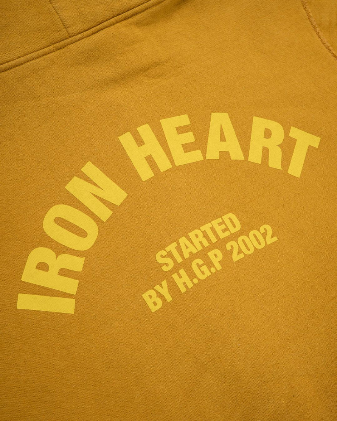 14oz Ultra Heavyweight Loopwheel Cotton Zippered Hoodie - IHSW-81L-MUSTARD