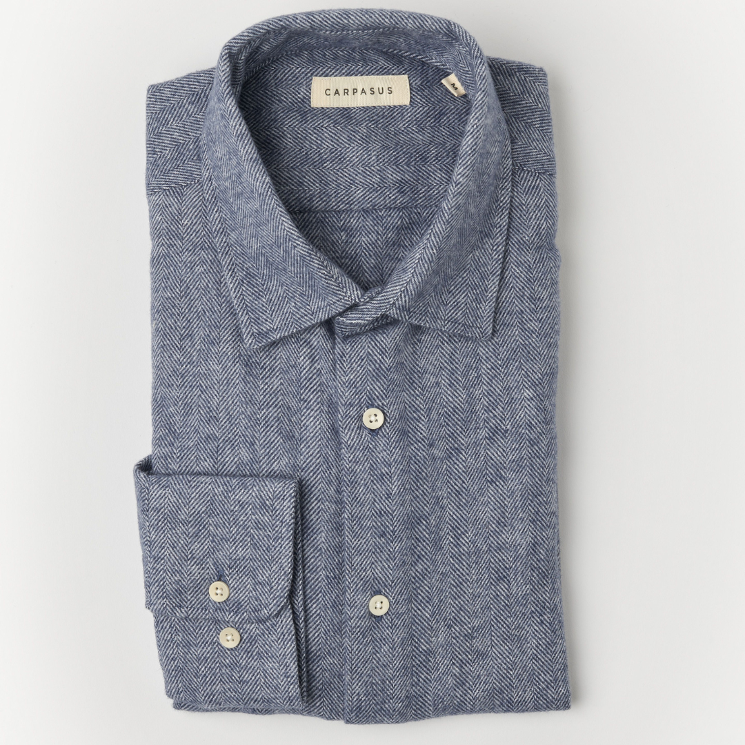 Flanellhemd Gurin Navy