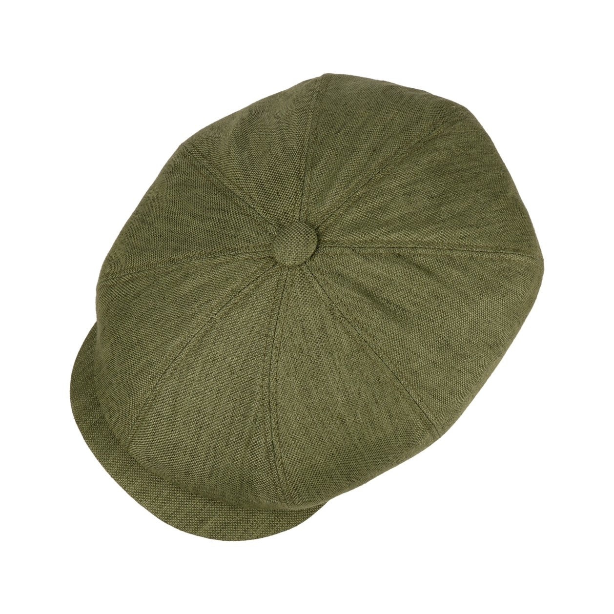 Hatteras Classic Leinen Flatcap- Olive