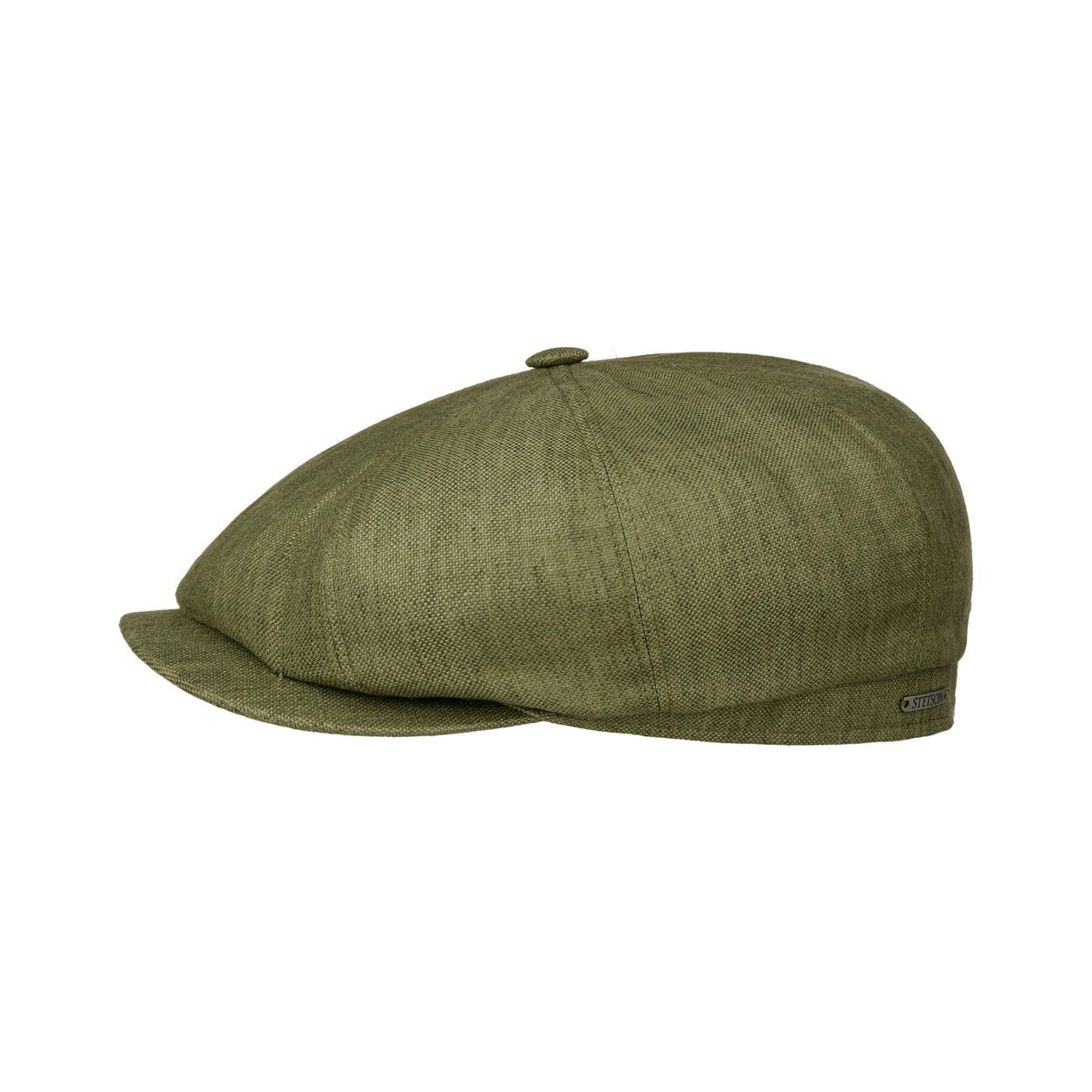 Hatteras Classic Leinen Flatcap- Olive