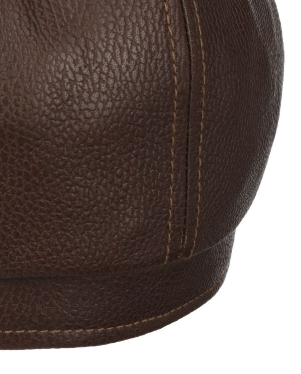 HATTERAS NEW LAMB NAPPA FLATCAP DUNKELBRAUN