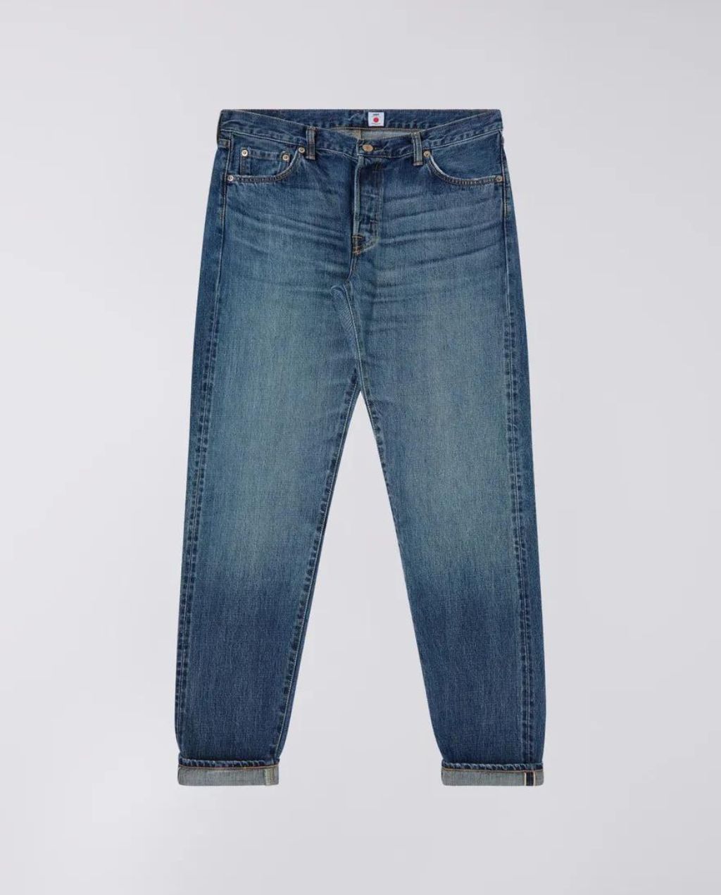 REGULAR TAPERED JEANS Blue - mid dark wash