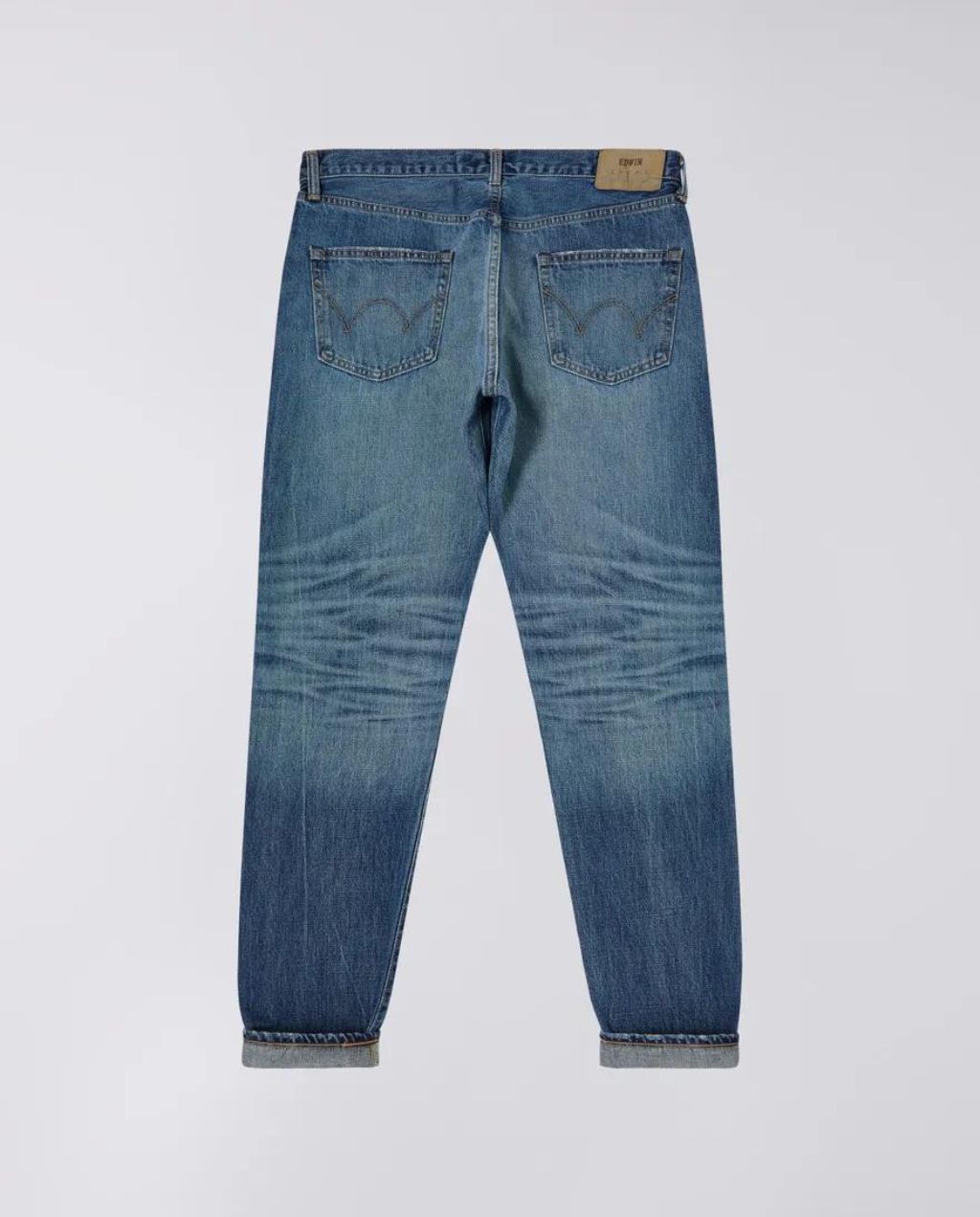 REGULAR TAPERED JEANS Blue - mid dark wash