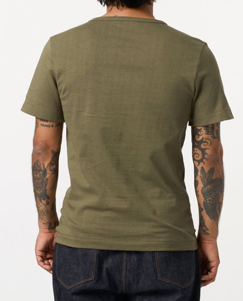 215 MEN'S LOOPWHEELED army green