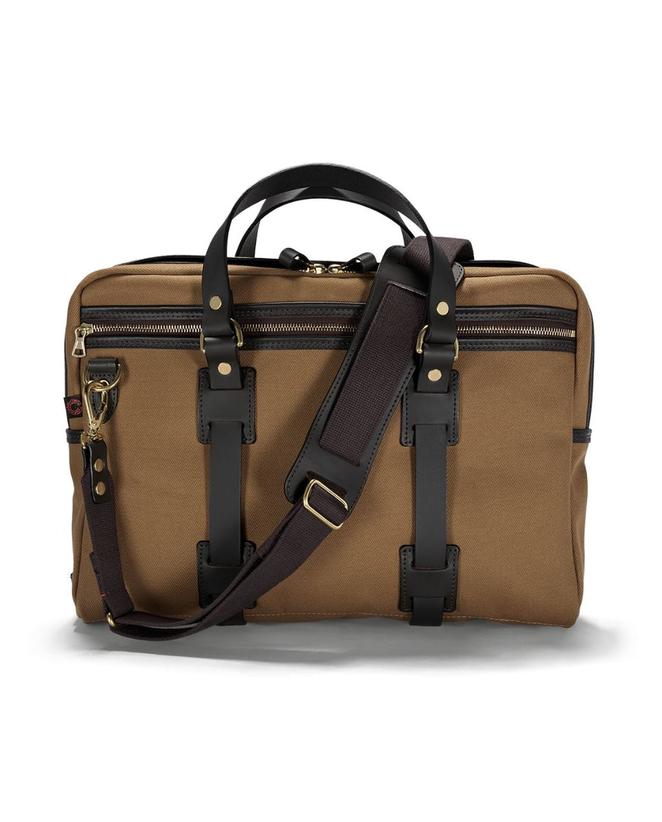 BRITISH TWILL LAPTOP BAG tan Jeanswerk St. Gallen