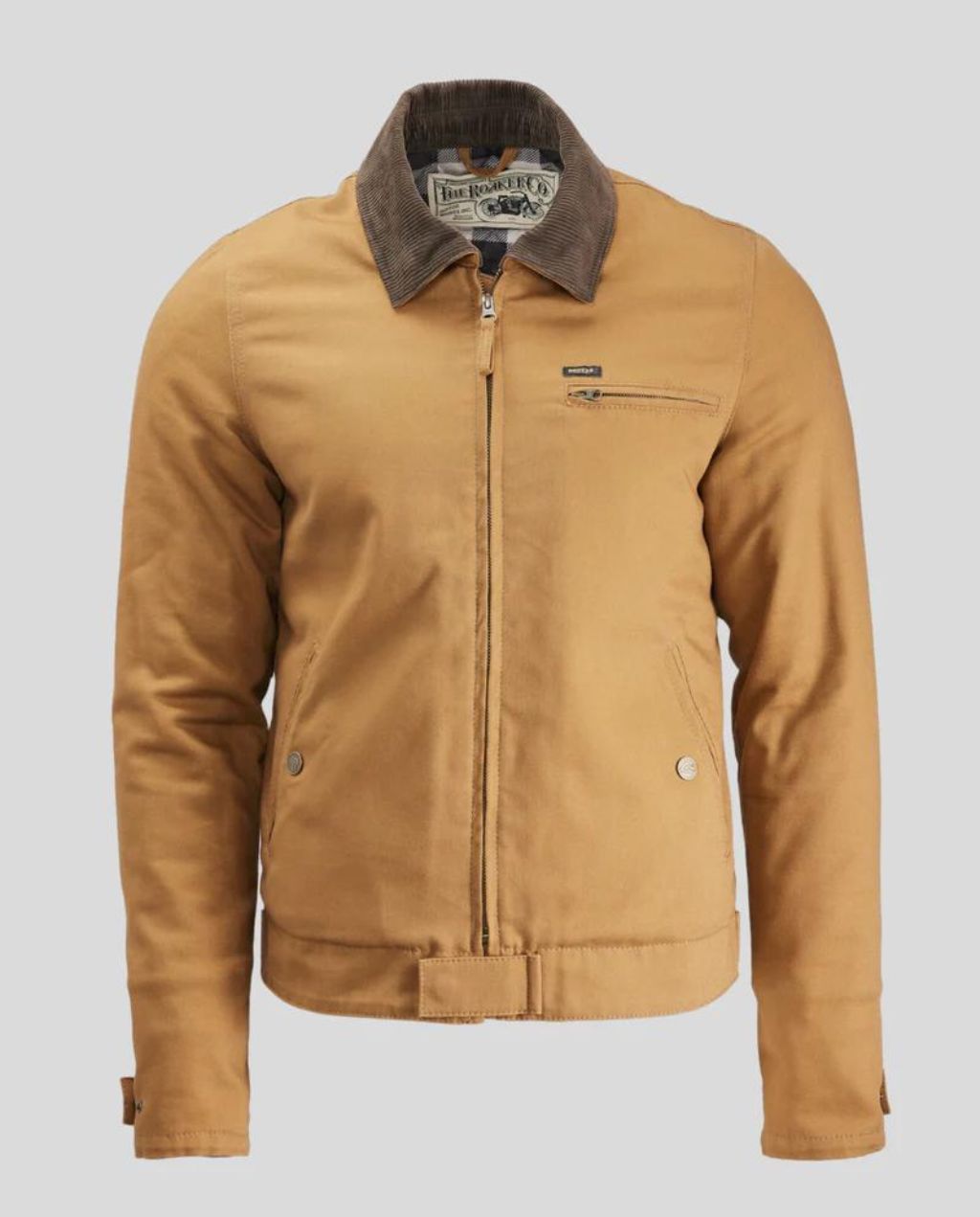 CANVAS JACKET tobacco brown