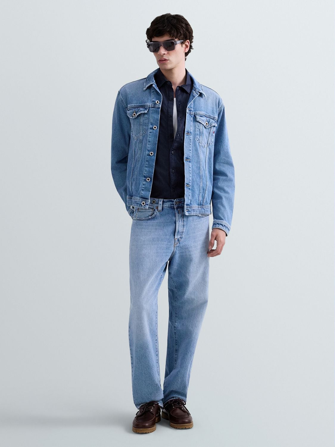 Jeans Jacke Washed Look