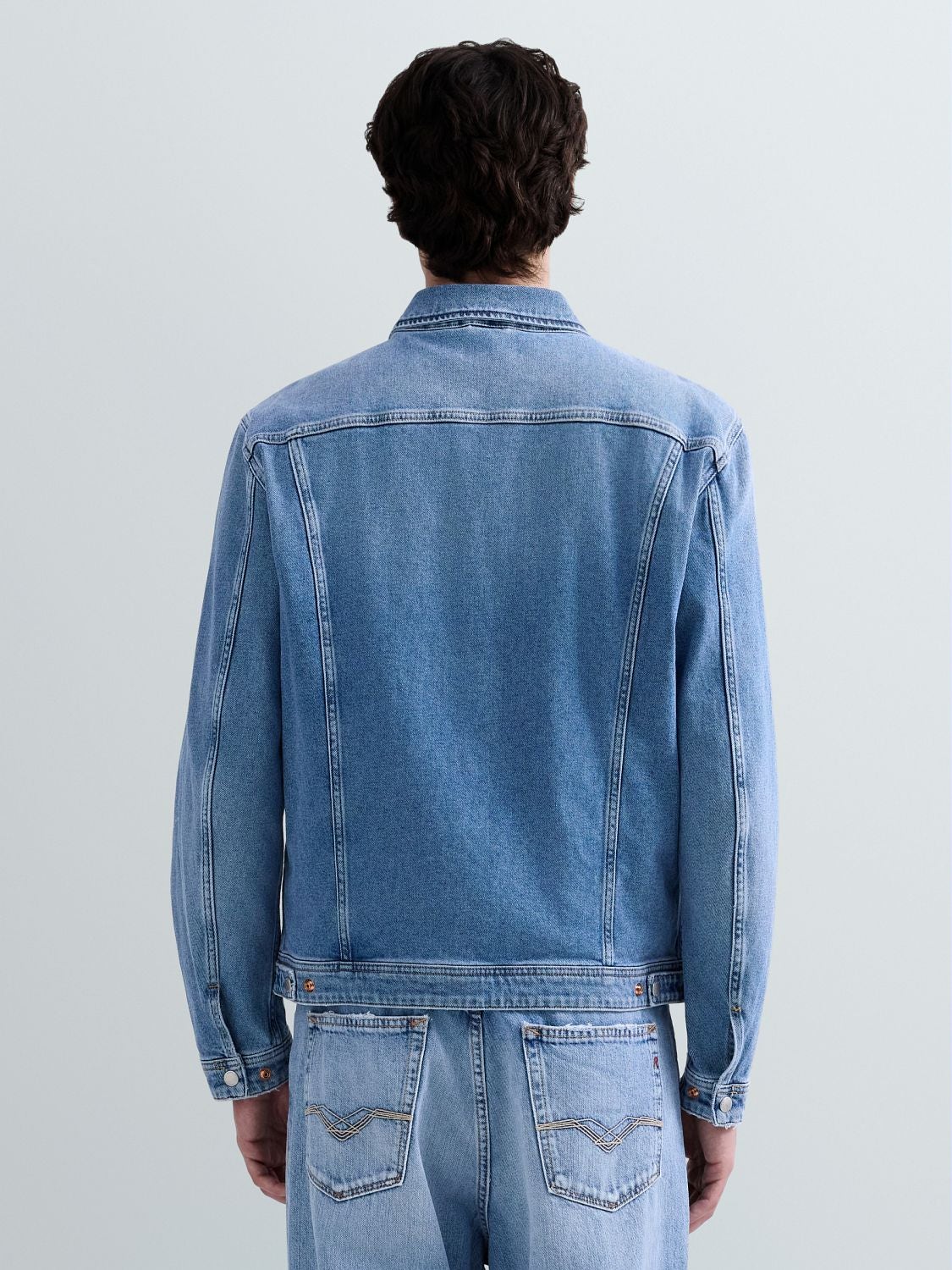 Jeans Jacke Washed Look