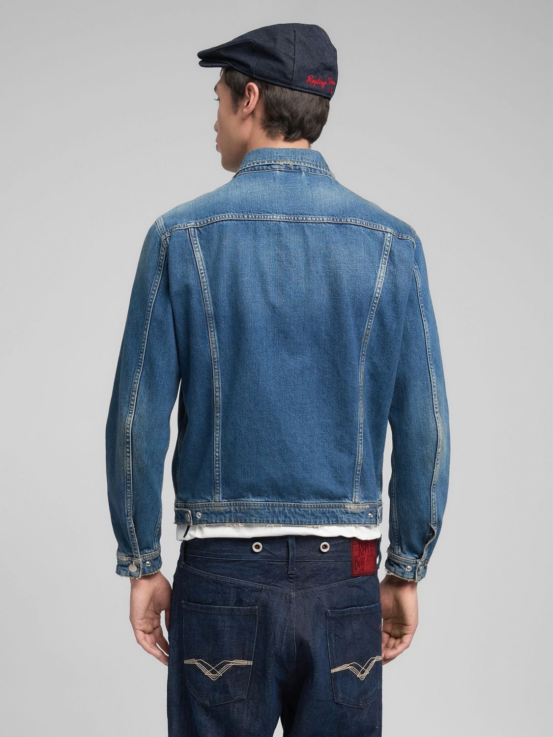 Jeans Jacke Used Look