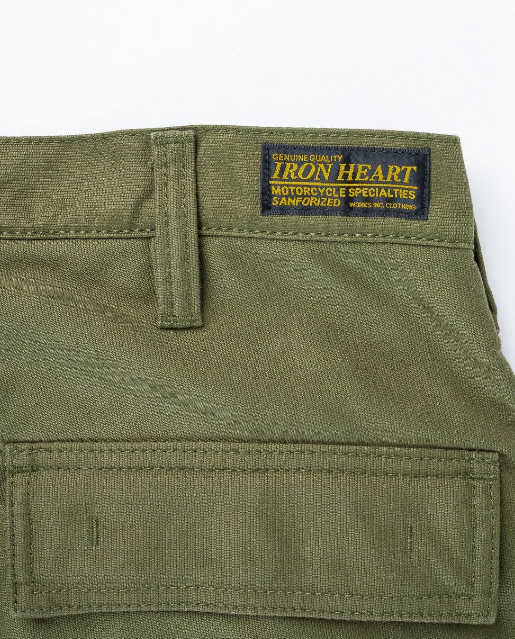 Iron Heart - Whipcord Cargo Pants - Army Green