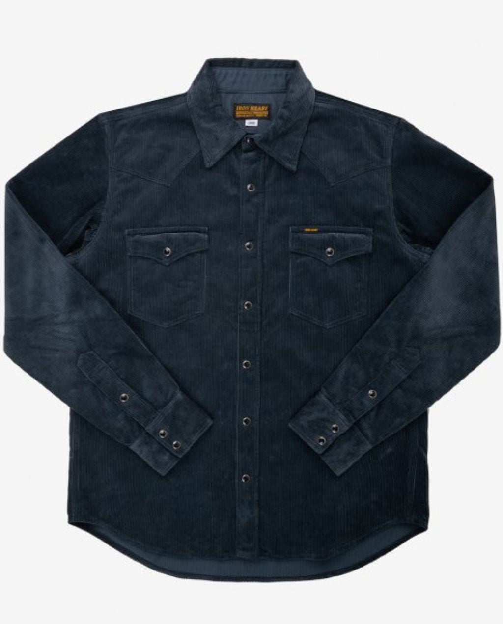 11oz Corduroy Western Shirt - Navy