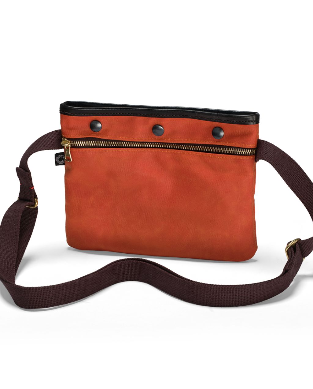 Vintage Canvas Sacocht Bag - Orange