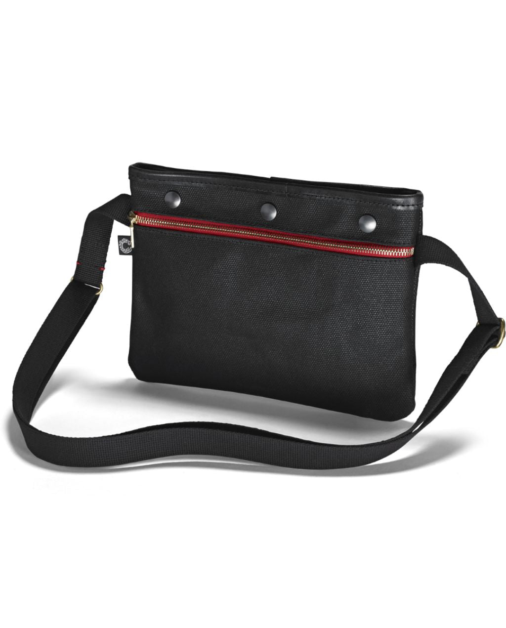 Vintage Canvas Sacocht Bag - Black