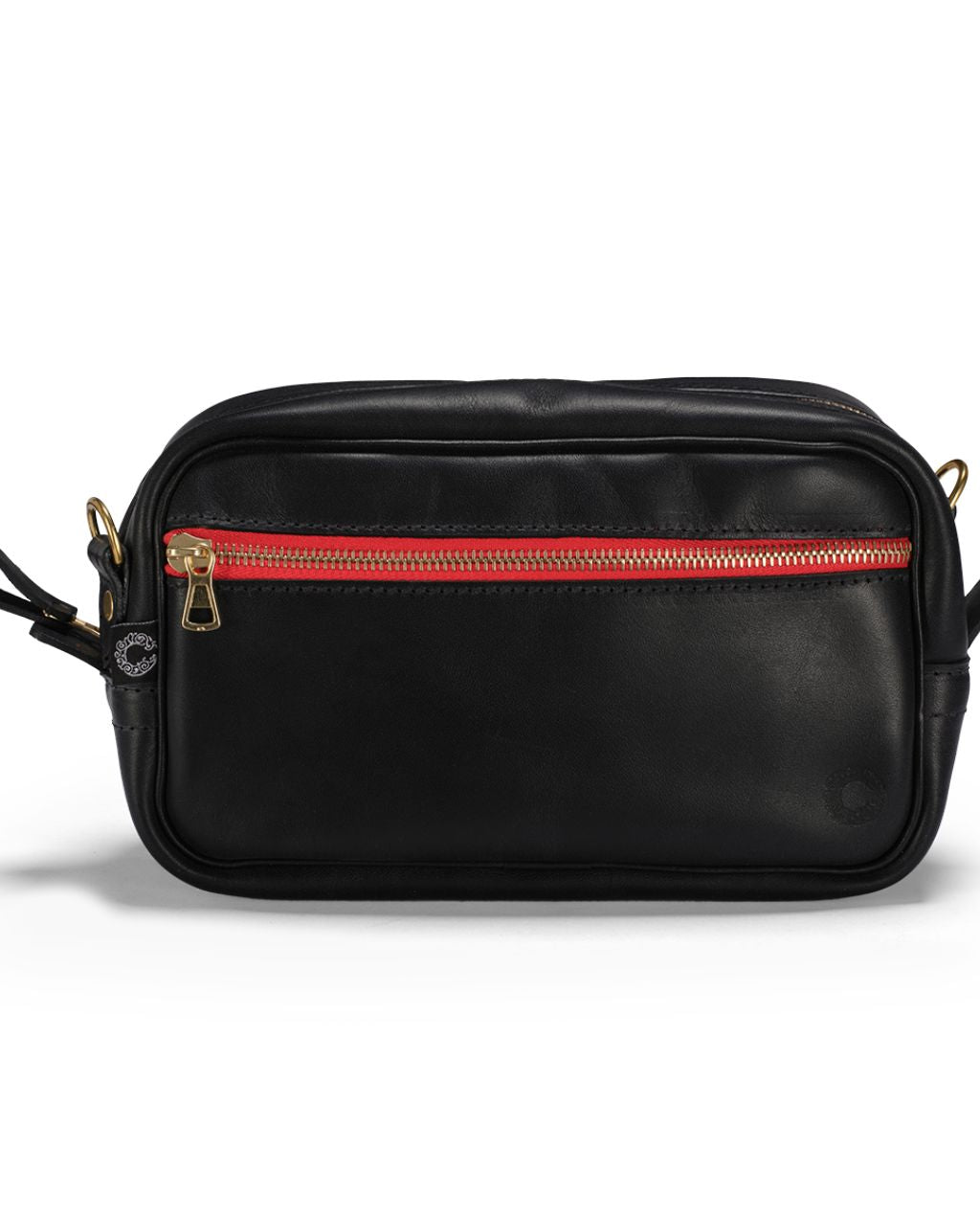 Vintage Leather Mini Box Bag - Black