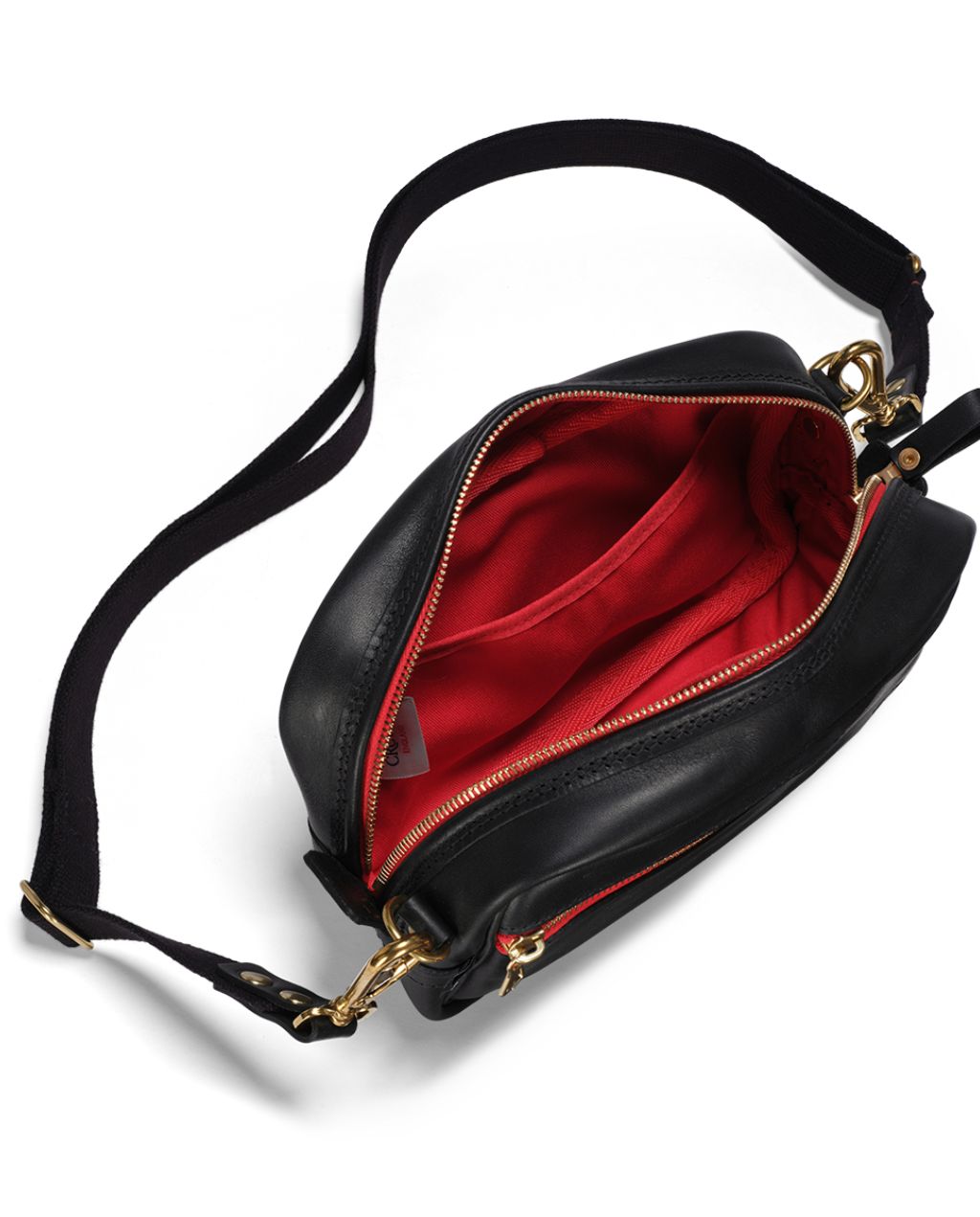Vintage Leather Mini Box Bag - Black