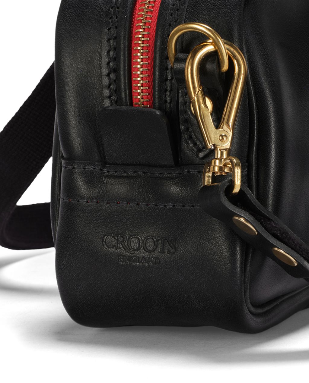 Vintage Leather Mini Box Bag - Black