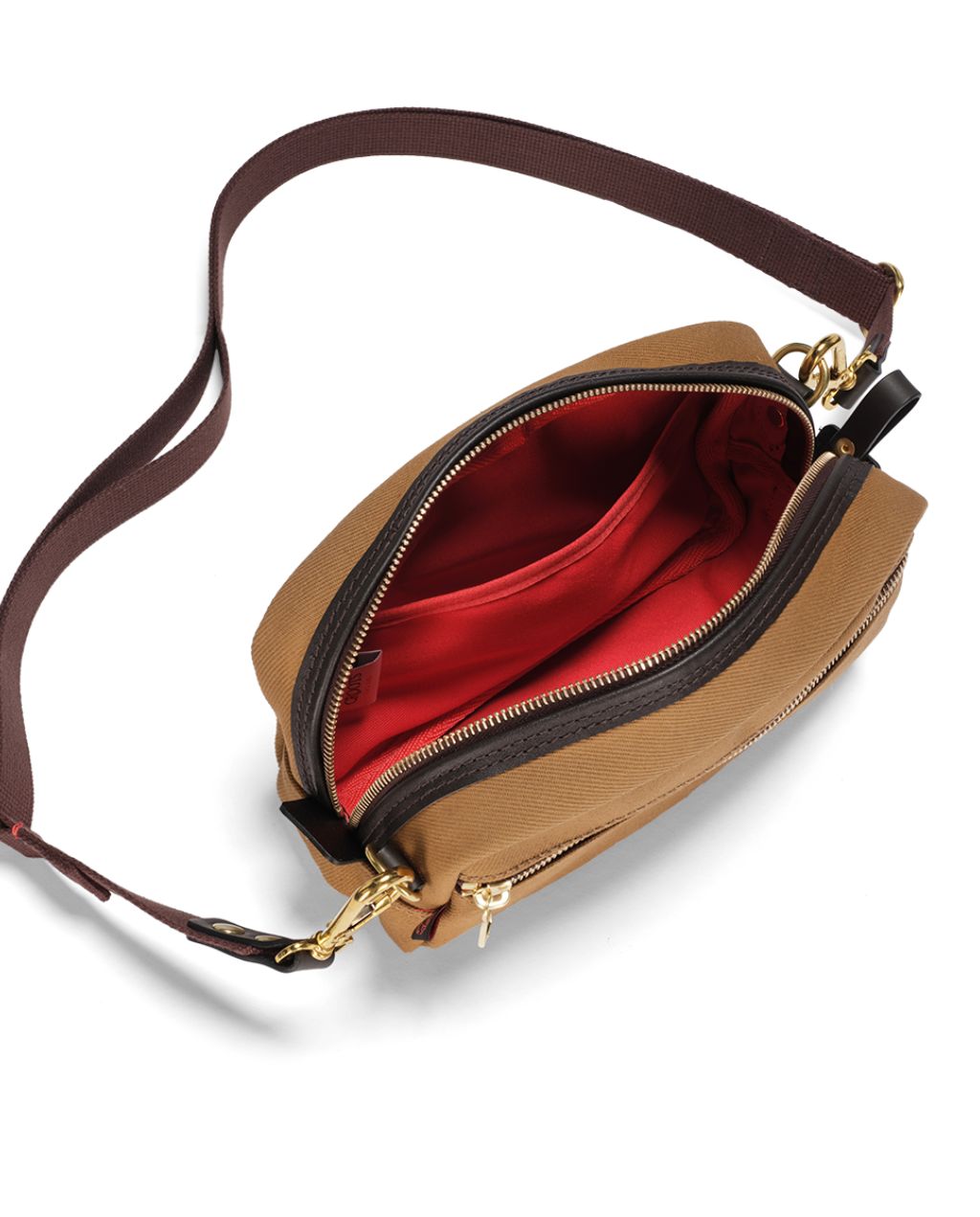 British Twill Mini Box Bag - Tan