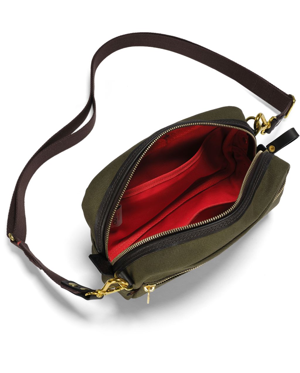 British Twill Mini Box Bag - Olive