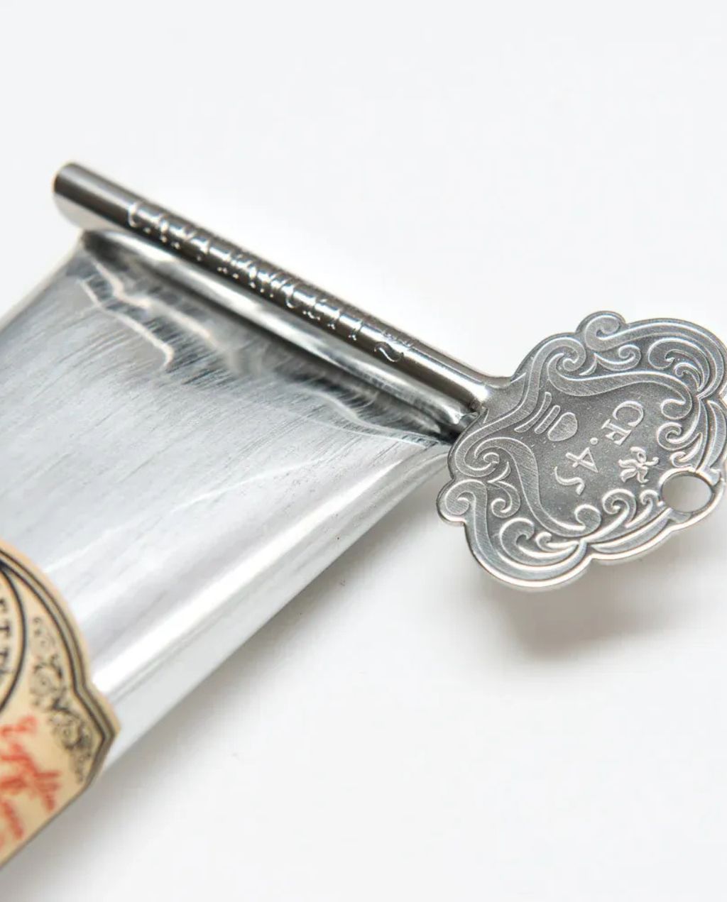 Captain Fawcett Metal Tube Key