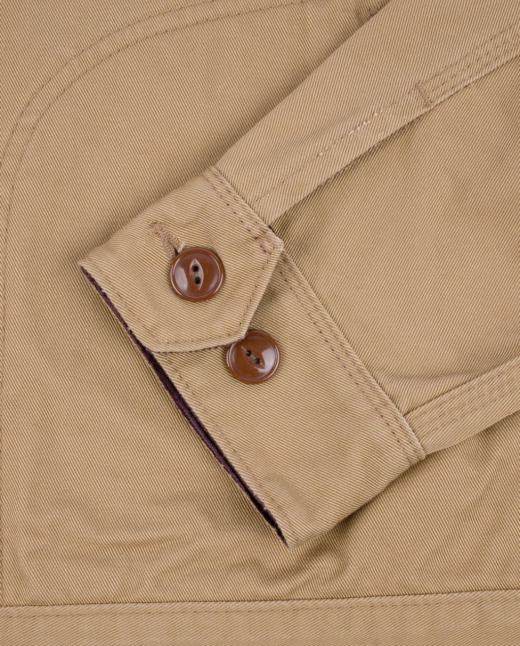 12oz Kurashikizome® Twill Work Jacket - Beige