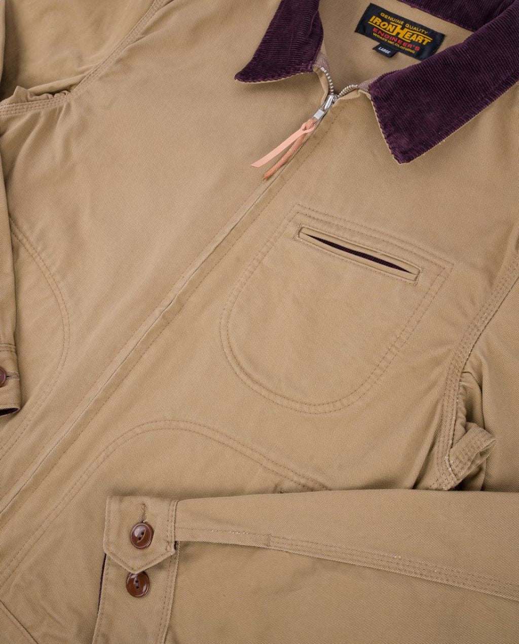 12oz Kurashikizome® Twill Work Jacket - Beige